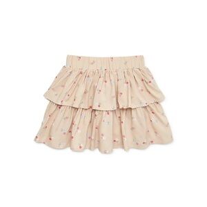 Garanimals Baby & Toddler Girl Floral Beige Pink Tiered Skirt, size 3T, LIKE NEW